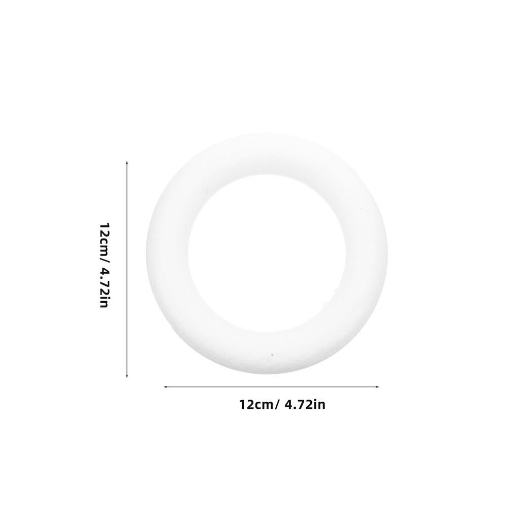 10Pcs DIY Foam Circles Light Easy-Carry Craft Models for Holiday Party Wedding Decorations Art Making Kits Foam Circle