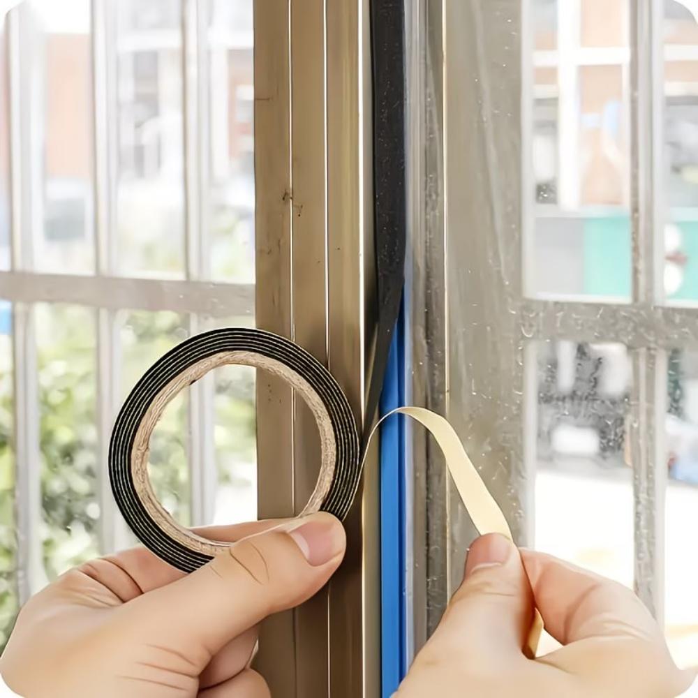 2/4Pcs Rubber Self Adhesive Sponge Seal Strip Window Slit Kitchen Sink Sealing Tape Gas Stove Waterproof Anti-collision