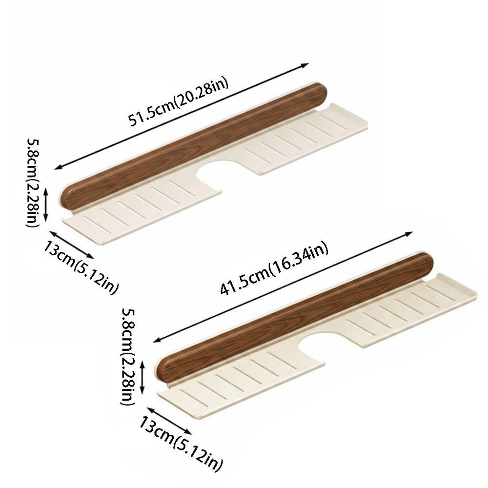 Without Holes Drilled Wall-Mounted Shelf Large Capacity Washroom Storage Shelf  Household
