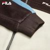FILA Women's Yang Mi Style Colorblock Hooded Wool Jacket