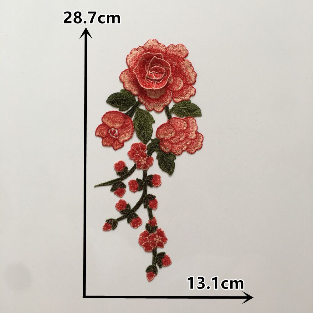 Clothing Accessories Color Embroidery Lace Cloth Sticker Ethnic Denim Clothes Cloth Patch Water Soluble Flower Trend Su