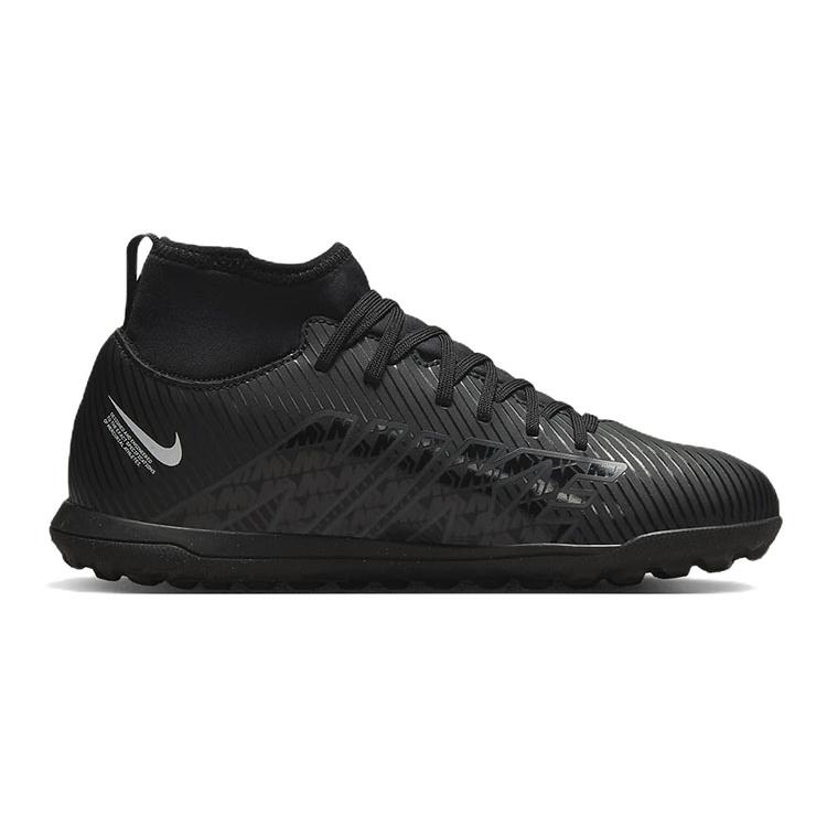 New Nike Mercurial Superfly 9 Club TF GS 'Black Dark Smoke Grey' DJ5954-001