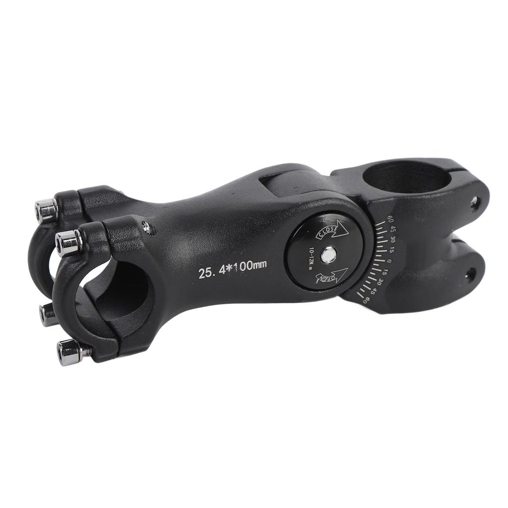 100mm Cycle Stem Riser Aluminum Alloy 60 Degree Adjustable Mountain Cycle Handlebar Suspension Stem for Handlebar