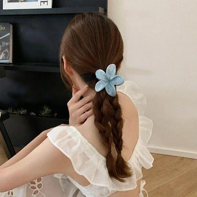 Flower Hair Claws Summer Beach Women Travel Hair Clips Bohemian Hairpins Girl Female Fashion Hair Accessories Barrettes Headwear
