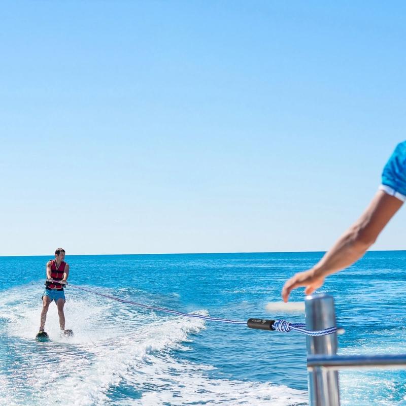 Watersports Tow Rope Heavy Duty Tow Harness Water Ski Rope Towable Tube Rope for Towable Tubes, Water Ski Durable