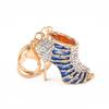 New Crystal Shoe High Heel Pendent Rhinestone Key Purse Bag Keyring Chain Gift