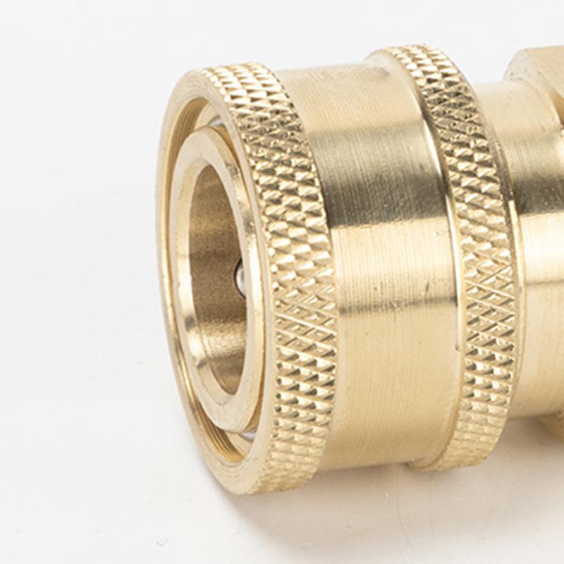Pressure Washer Quick Connector 1/4 Inch Corrosion Resistant Coupler Fitting for Car Detailing Outdoor Garden Cleaning