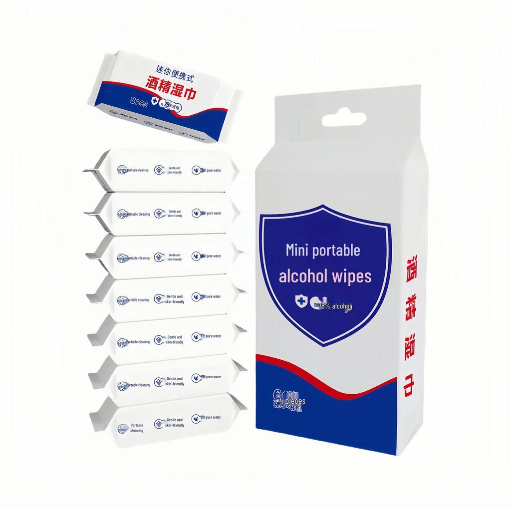 75% Alcohol Disinfectant Wipes - 80 Large Sheets for Household Cleaning