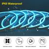 USB Neon LED Strip Light DC 5V 2835 120LEDs./M Waterproof Flexible Neon Rope Light Red Blue White Pink Green Tape Room Backlight