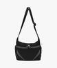 Polymer Nylon Hobo Bag Black
