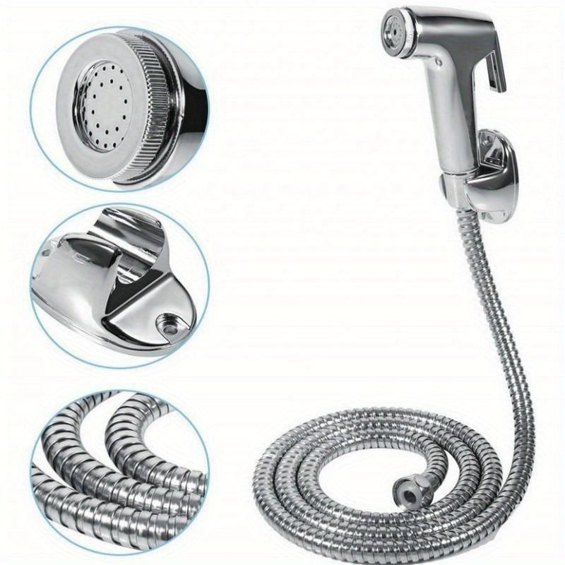 ABS Hand-Bidet-Sprühset - Mehrzweck-Badezimmer-Duschset für persönliche Hygiene und Tierwäsche mit verstellbarer Druckdüse und Schlauch