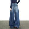 Women Barrel Jeans Casual Baggy Wide Leg Jeans High Waist Boyfriend Denim Pants Vintage