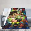 Ben 10 Omnitrix Deky Kvalitní Měkká Přehozovádeka Zimní Dívky Kluci Obývací Pokoj Street Trend Přehoz