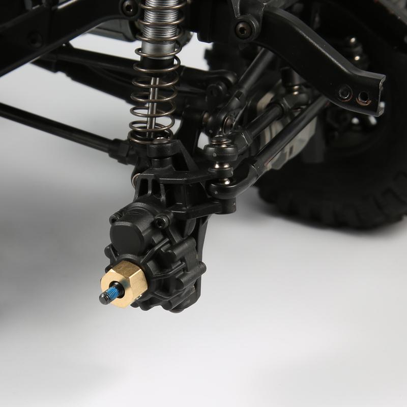 MEREPACCOR 6/8/10/12 MM Heavier Brass 12MM Wheel Hex Extended Adapter for RC Crawler Traxxas TRX4 TRX-4
