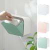 Plastic Cosmetics Cotton Storage Box Flip-top Wall Organizer Box Sanitary Pad Storage Box  Bathroom