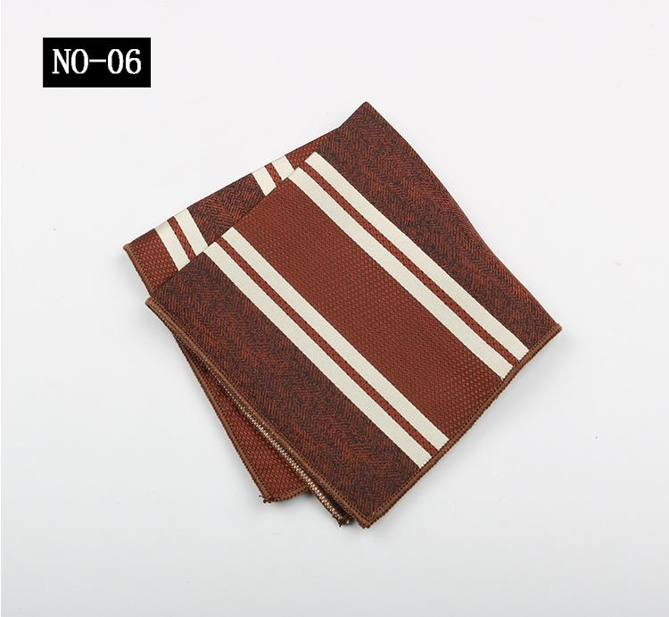 Kaffe Ficknäsduk Herrkostym High-End Mönster Polyester Siden Bankett Värd Retro Liten Fyrkantig Handduk Näsduk Bröstnäsduk