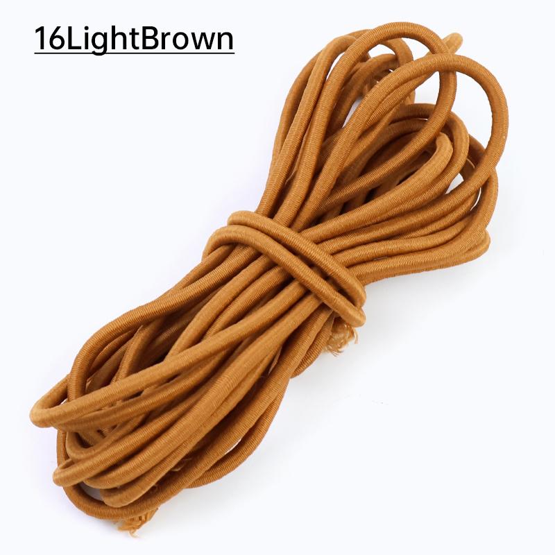 2/5/10Meters Meetee 5mm Elastic Ropes for Waistband Colored Rubber Band Clothes Bags Stretchable Cord Garment Sewing Accessories