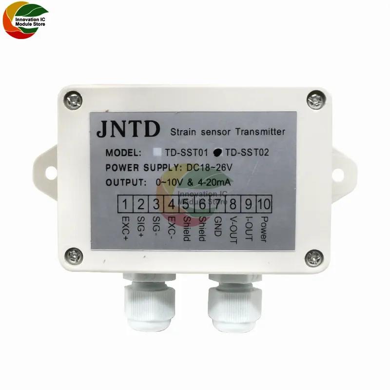 Load Cell Amplifier Strain Transducer Gauge Weighing Transmitter Sensor Module 0-5V 0-10V 4-20mA Output for Industrial Use