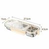 with Fork Spoon Bento Box 304 Stainless Steel Food Container New Divided Lunch Box  For Meal Prep