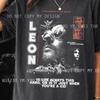 Léon: The Professional Movie Poster T-Shirt – Jean Reno, Natalie Portman Retro Tee