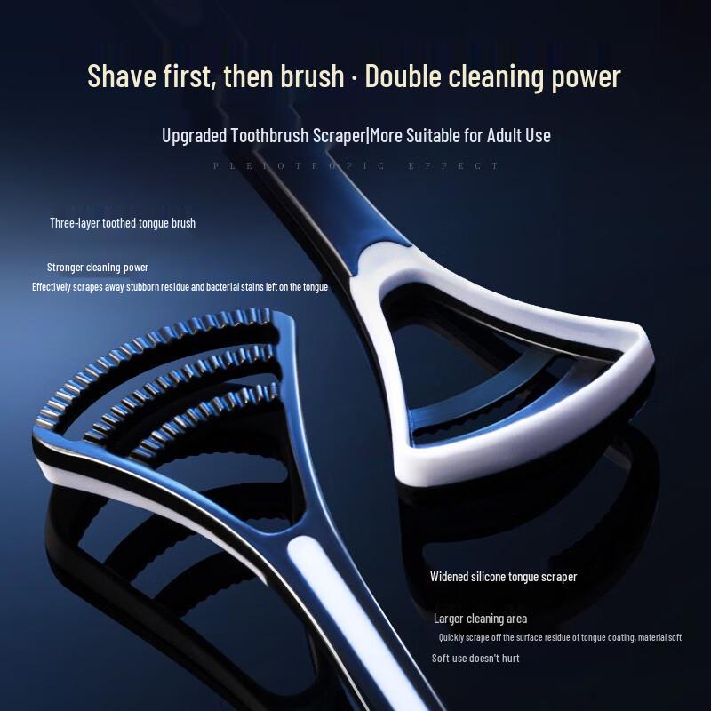 Hefengyu Dual-Effect Tongue Cleaner (3-Pack)