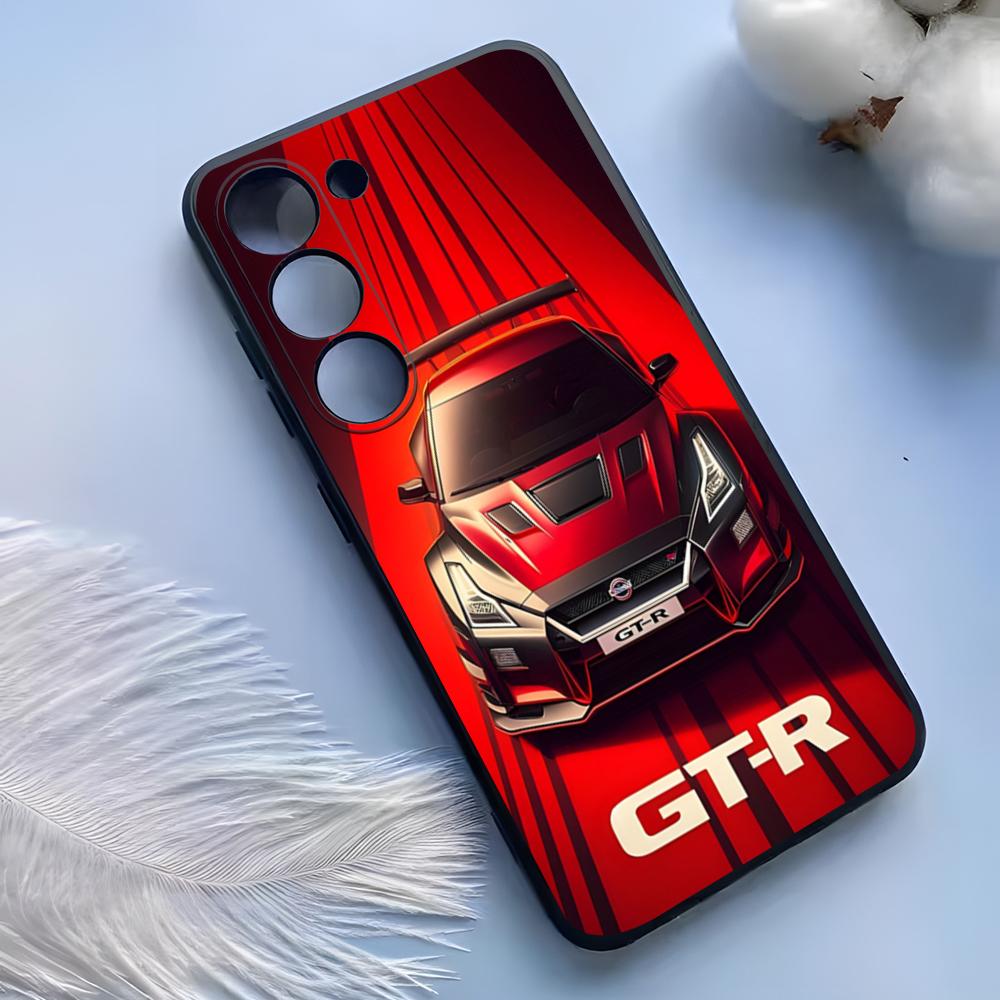 S-Skyline GTR Pouzdro na telefon Pro Samsung S25 Ultra S24 S23 S22 S21 S20 Plus Fe Galaxy A54 A53 A34 A25 Silikonový kryt