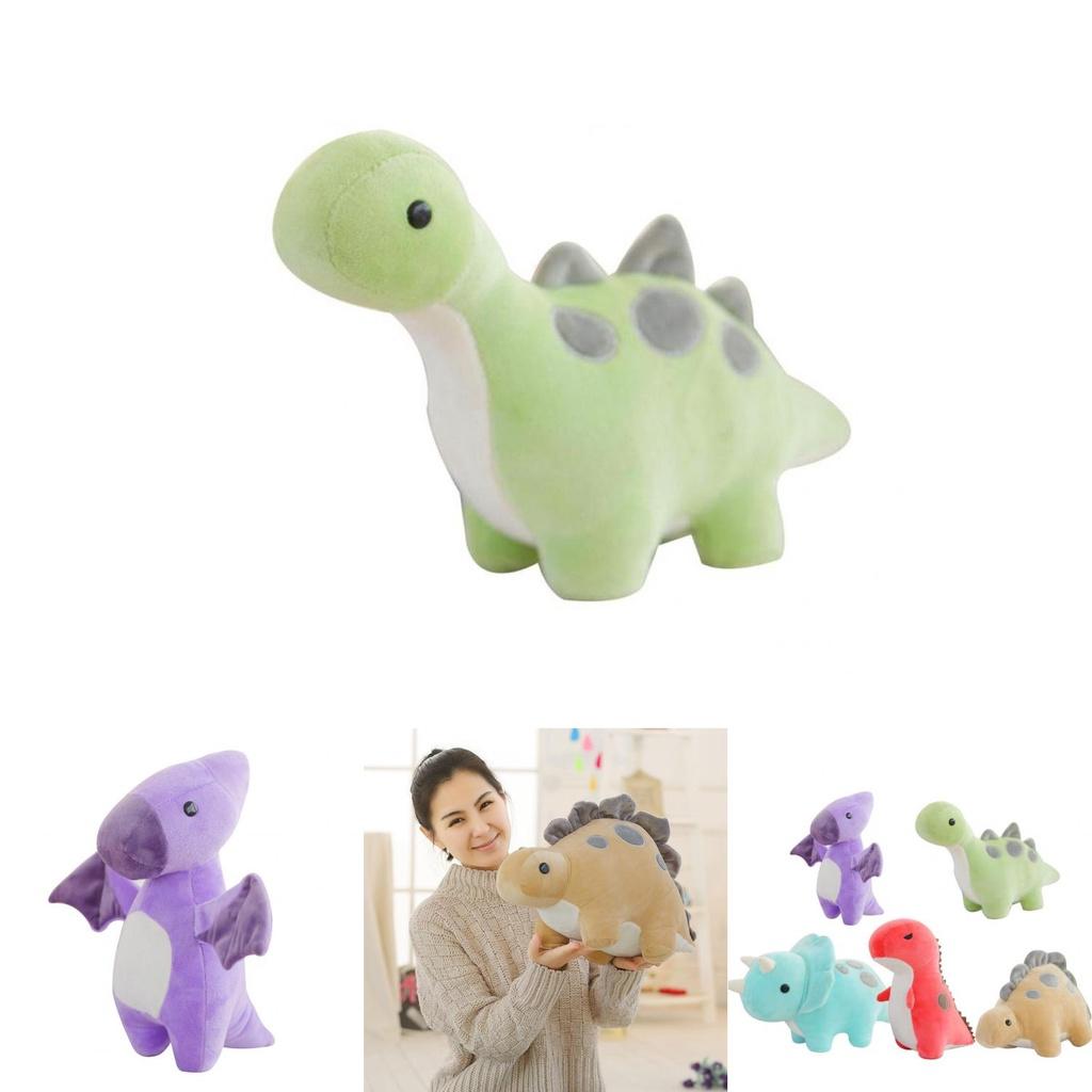Adorable T-rex Triceratops Dinosaur Plush Toy For Kids Soft Squishy Stuffed Animal Doll