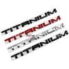 TITANIUM: Premium metal trunk sticker for Ford Mondeo and Escape models.