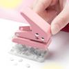 2 Pcs Handheld Hole Punch Single Hole Punch Paper Punch Small Punching Pliers 6mm Portable Hole Puncher for Cards Craft