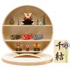 Osaka Choseido Satsuki Doll Storage Decoration Compact Mini Pottery Name Engraved Wooden Tag Bonus Helmet Decoration Carp Streamer (Sent Separately)