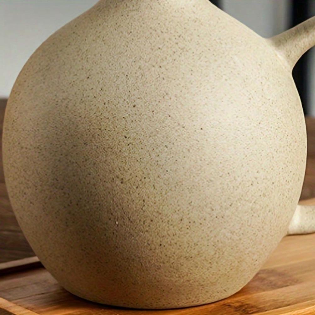 Coarse Pottery Style Large Capacity Oil Bottle Chili Oil Bottle Soy Sauce Olive Oil Storage Container Kitchen Accessories