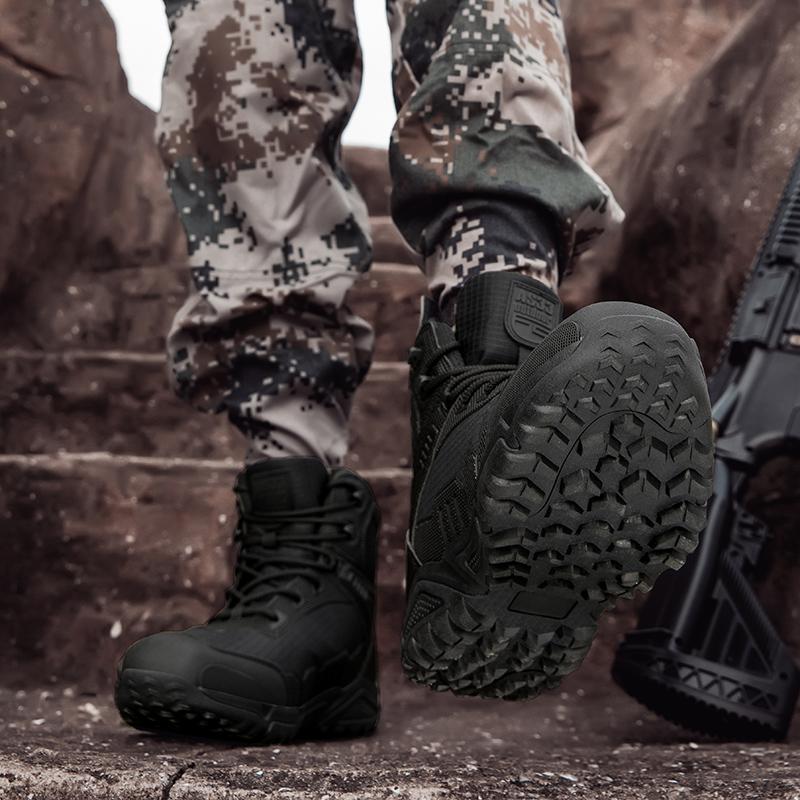 Men's Waterproof Hiking Boots Lightweight Boots Durable Outdoor Climbing Boots for Men Demi-season Boots