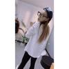 White Base Shirt for Women In Autumn and Winter Beautiful Shirt for Women Tops Slim Loose Long-sleeved T-shirt