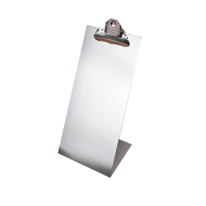Metal Stainless Steel Ticket Clips Writing Hotel Menu