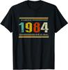 Graphic Birthday Gift Short Sleeved 40 Years Old Born In 1984 Shirt 40th Birthday Summer T-shirt Retro Vintage 1984 Tshirt