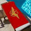 Toalla con Logo SPQR Romano Playa Baño Secado Rápido Ligera Portátil Sauna Camping Piscina Natación Viaje