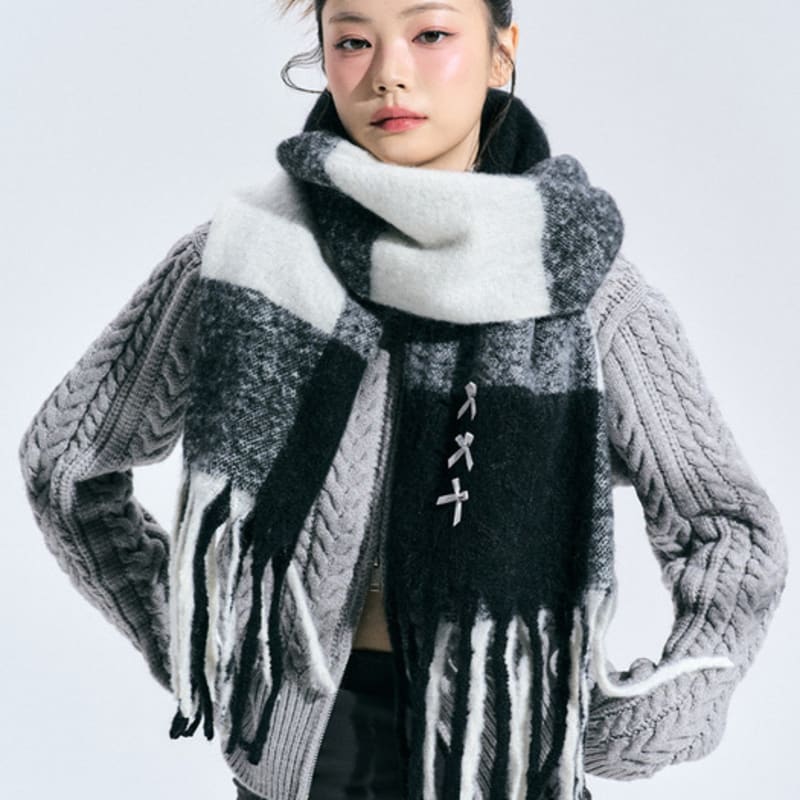 ZEROPLANET Soft Ribbon Long Muffler [3COLOR]