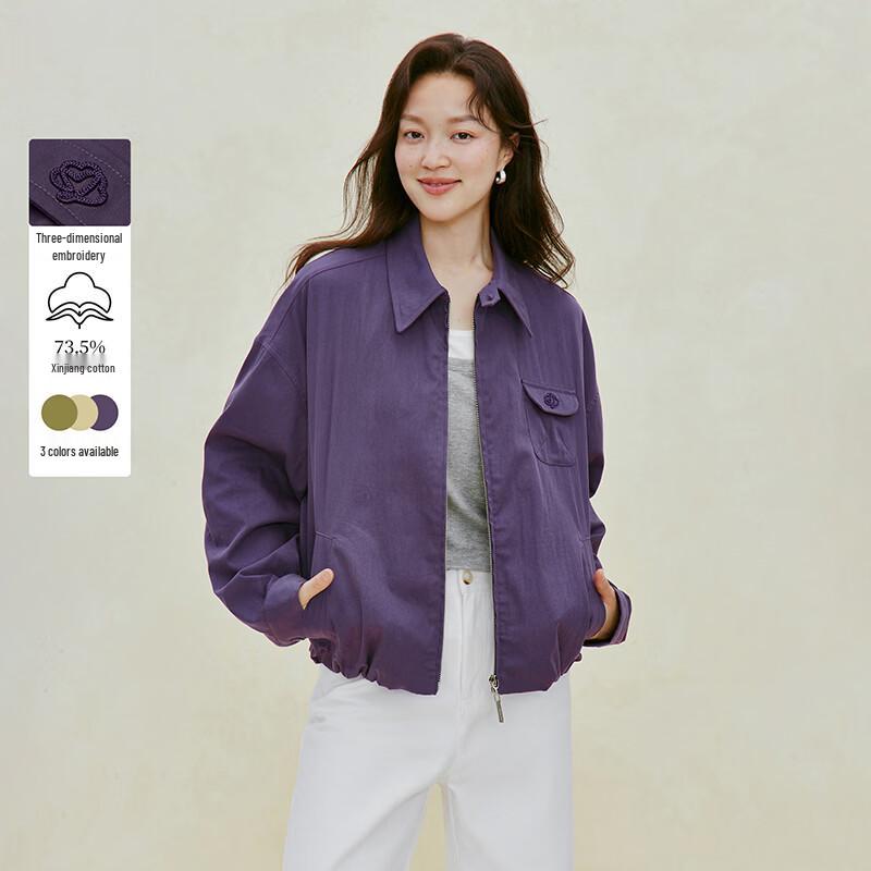 INMAN Women s Retro Lapel Cocoon Jacket L