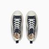 Lightweight Platform Zip-up All Star Cityhike Z Hi Sneakers In Dark Navy, Size 22.5 Cm