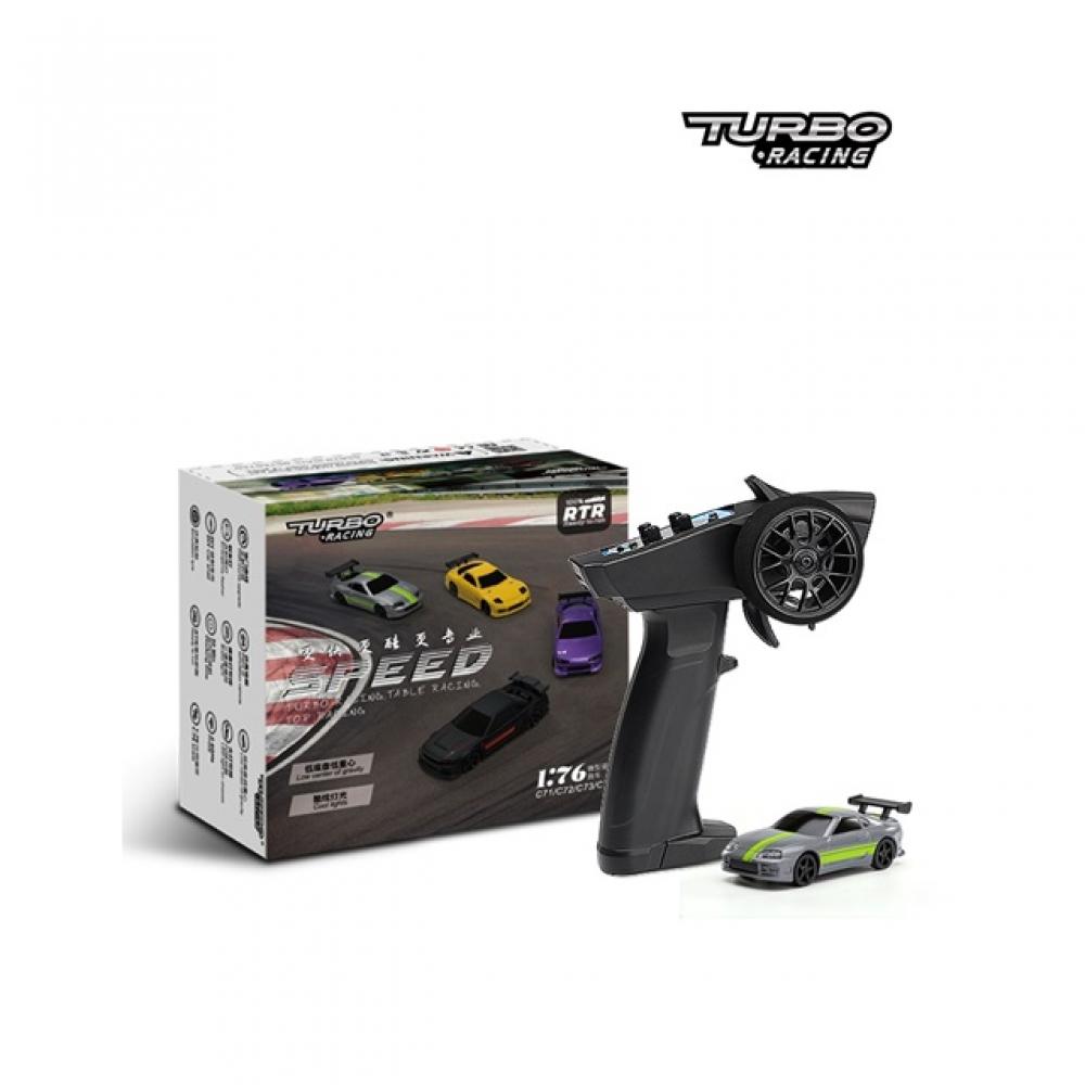 

Hitec Turbo Racing Машина для шоссейных гонок масштаб 1:76 C73 серебристый