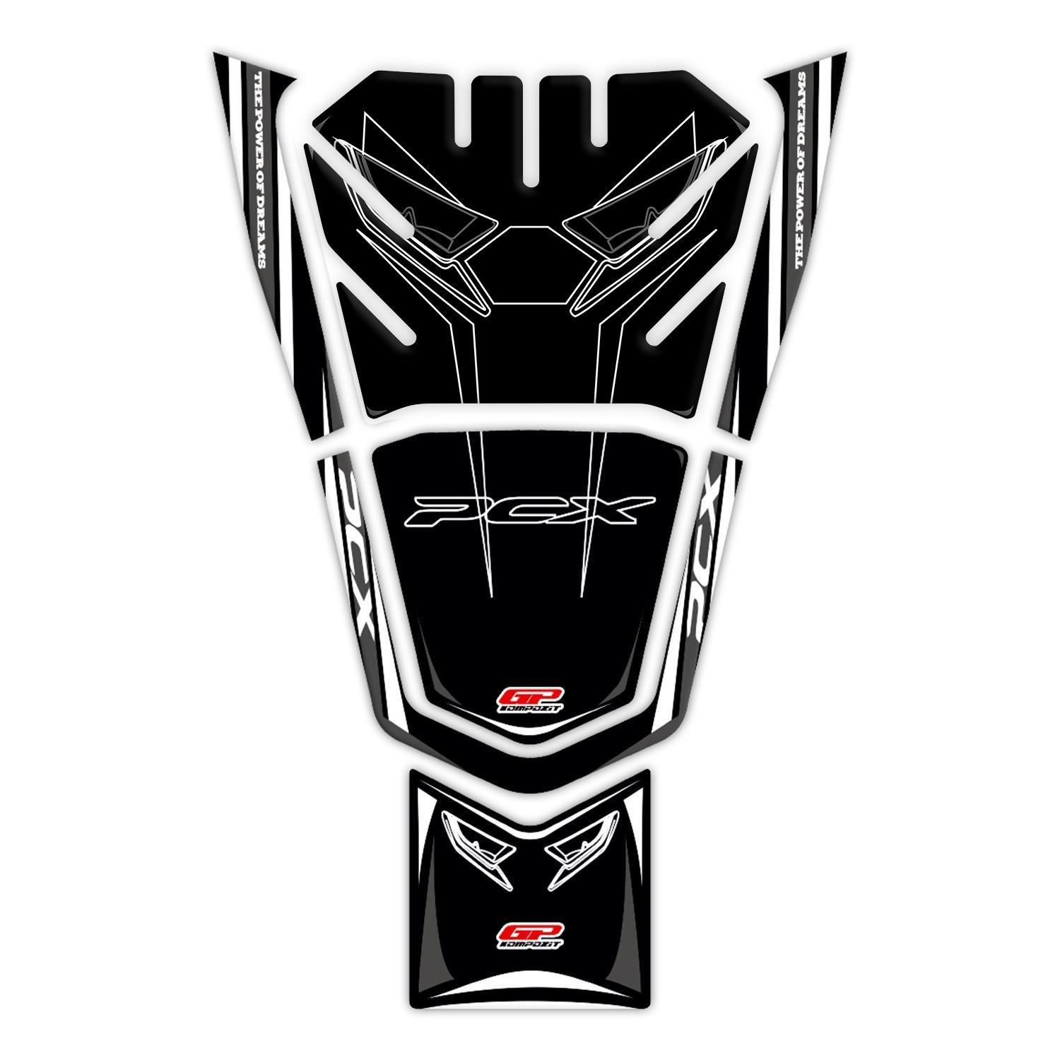 

GP Composite Honda PCX 125 2021-2024 Compatible Tank Pad Gray