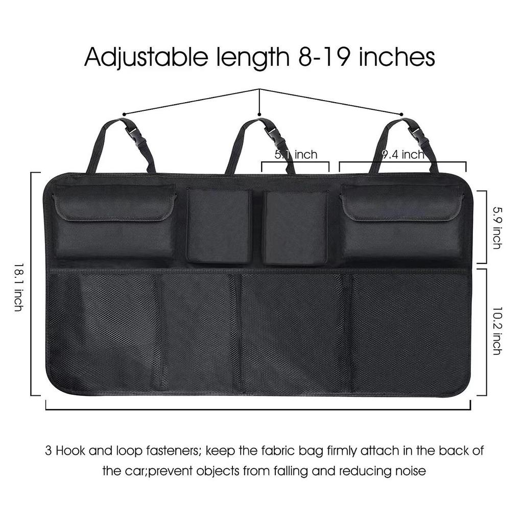 Car Trunk Multi-Function Rear Seat Hanging Storage Bag