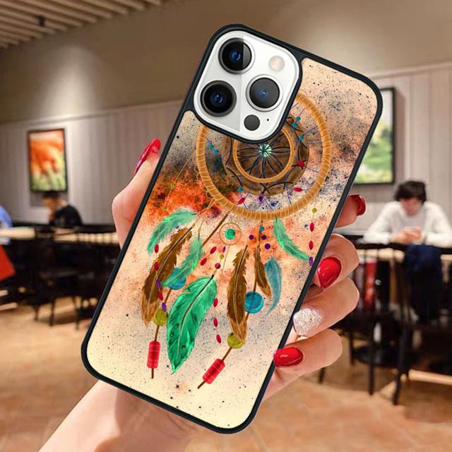 Dream catcher watercolor Phone Case For iPhone 14 15 16 13 12 Mini Max Cover For Apple 11 Pro Max 8 7 Plus SE2020 Coque