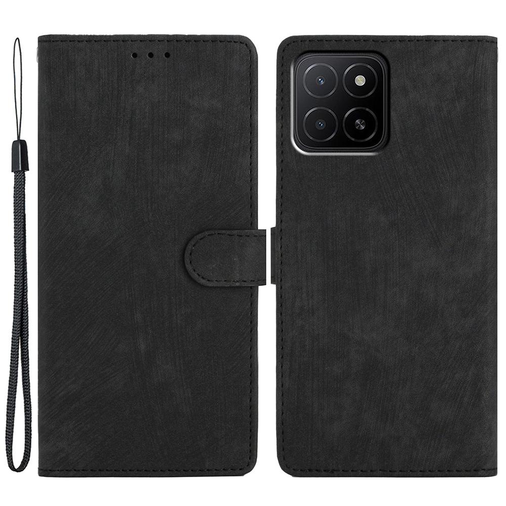Für Honor X5b/X5b Plus Hülle mit Kartenfächern Hautgefühl PU-Leder Handyhülle Ständer