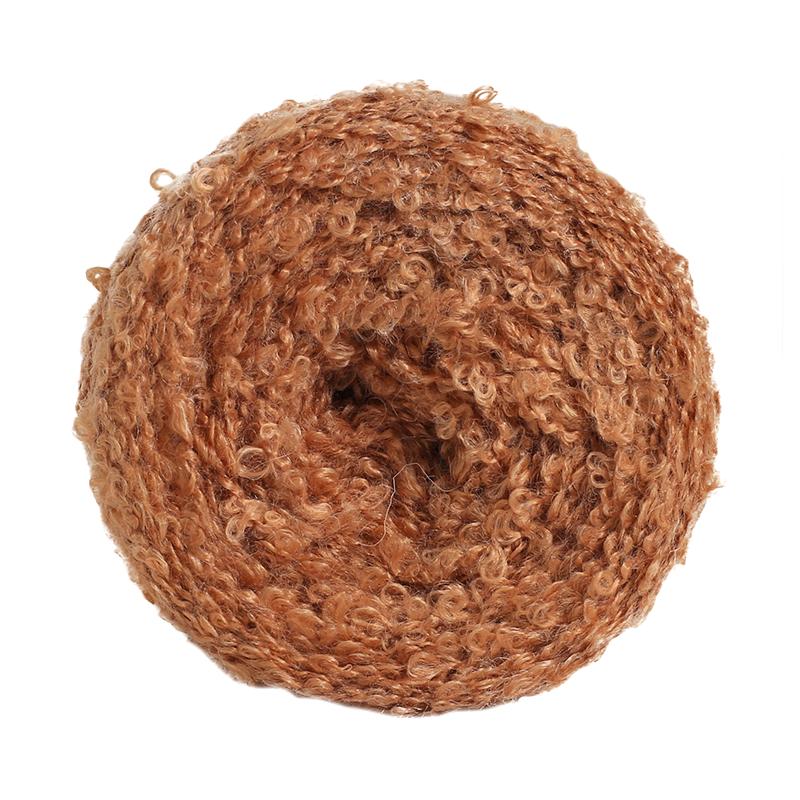 50g Featured Yarn Wool Loop Thread DIY Crochet Doll Hair Creative Braided Wool Ball Yarn Handcraft Hat Shoes Crochet Thread Yarn