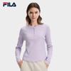 Fila Women's Slim Fit Long Sleeve Henley Top
