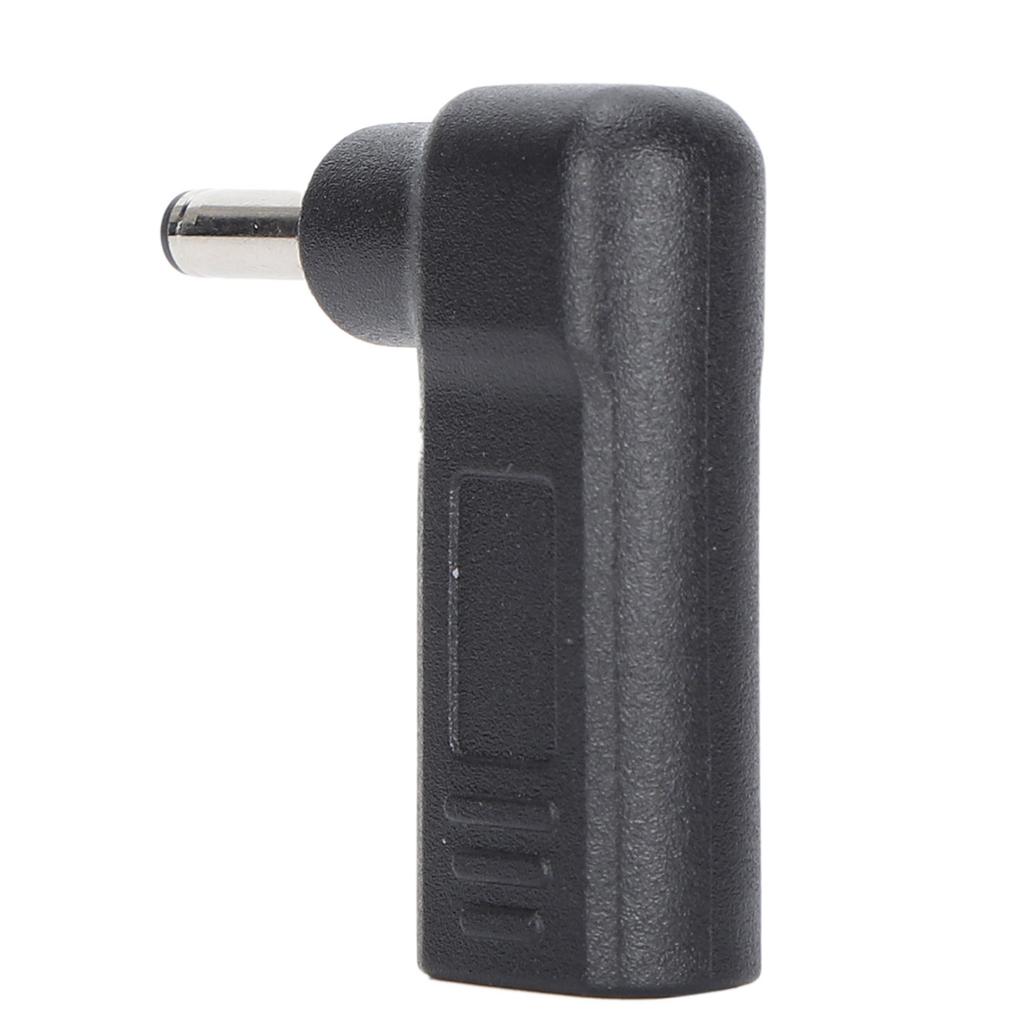 Adapter Type C USBC to Rectangle DC 65W 90 Degree Angled PD Emulator for Laptop Tablet 4.0x1.35mm