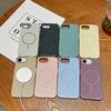 For iPhone 16e Case Compatible with MagSafe Glitter Design IMD TPU + PC Phone Back Cover