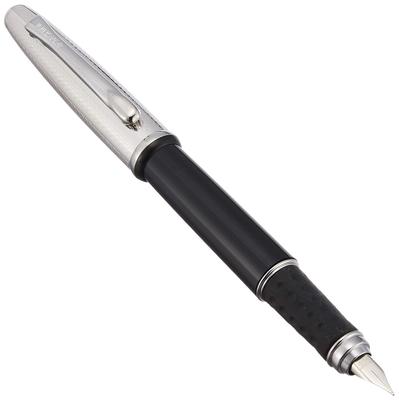 Borghini Fountain Medium V110 Pen, Nib, Guilloche, BOR-V110-SR-NN