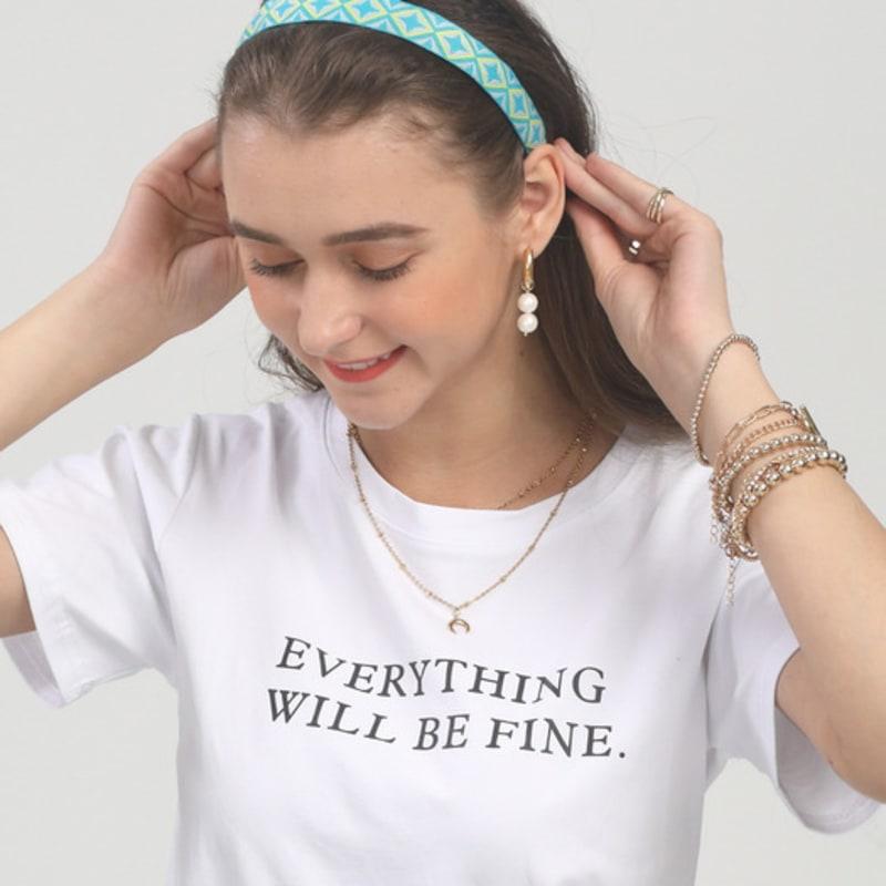 LALA Afrikanisches Muster Haarband-MINT